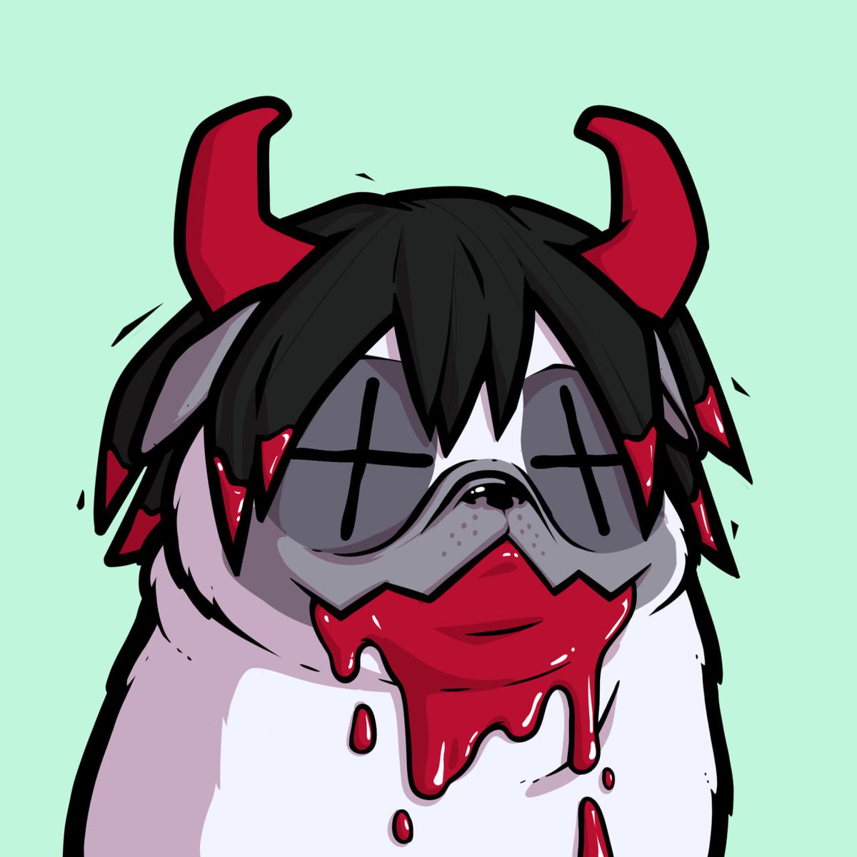 If this tweet gets more than 100 likes, I will switch my PFP to this pug by <a href="/SuiPugwif/">PugWif</a>