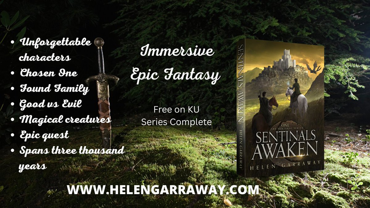 If classic epic fantasy is your thing, then try the Sentinals series. Epic world building, ancient myth and magic, characters to die for and a story that will make you laugh and cry. 
Books2Read.com/SentinalsAwaken
#epcifantasyseries #classicfantasy #BookTwitter #readingcommunity #books