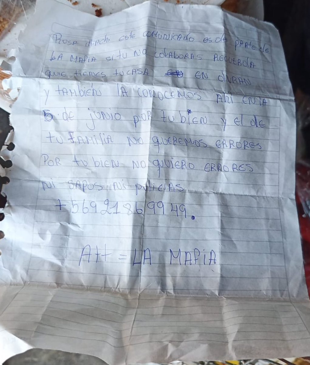 Yonnys Obando Bautista (@inclaudicable62) on Twitter photo NO PERMITAN QUE ESTO AVANCE, HAY QUE ACABAR DE RAÍZ EL MAL. NO MÁS DETENIDOS. NO MÁS CÁRCEL CON JUECES CORRUPTOS <a href="/PoliciaEcuador/">Policía Ecuador</a> <a href="/FFAAECUADOR/">Fuerzas Armadas del Ecuador</a> <a href="/DanielNoboaOk/">Daniel Noboa Azin</a> NO PERMITAN QUE ESTO AVANCE, HAY QUE ACABAR DE RAÍZ EL MAL. NO MÁS DETENIDOS. NO MÁS CÁRCEL CON JUECES CORRUPTOS <a href="/PoliciaEcuador/">Policía Ecuador</a> <a href="/FFAAECUADOR/">Fuerzas Armadas del Ecuador</a> <a href="/DanielNoboaOk/">Daniel Noboa Azin</a>