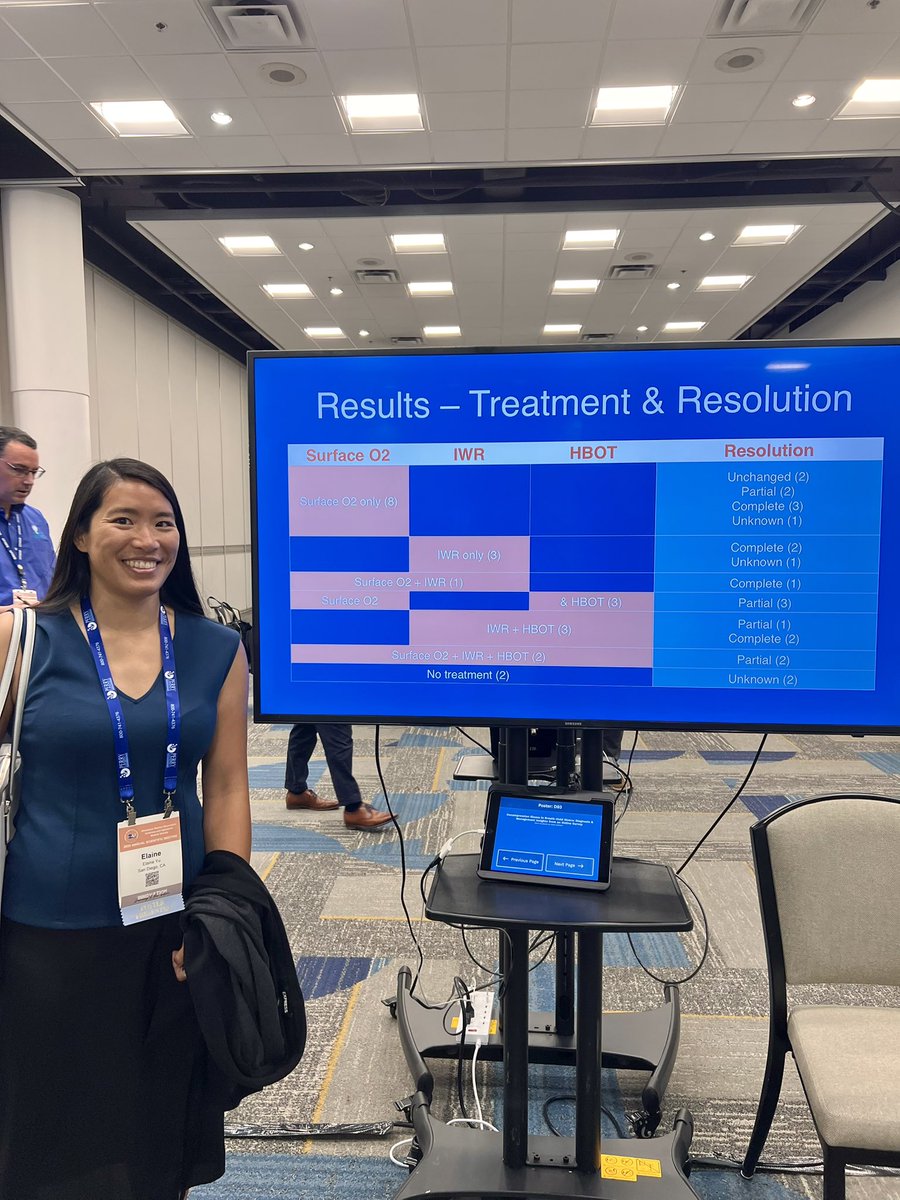 Dr. Elaine Yu presenting our work on Decompression Illness in Breath-Hold Divers, documenting 23 incidences of possible DCI in breath-hold divers as well as treatment and resolution 💦 <a href="/UCSDHealth/">UC San Diego Health</a> <a href="/Proflindholm/">Peter Lindholm</a> <a href="/NicoleLin_md/">Nicole Lin, MD, MPH</a> #AsMAUHMS2025
