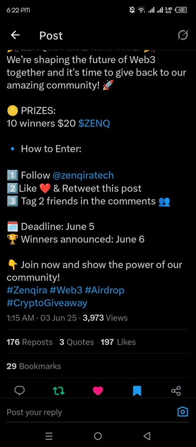 STACYSONGB's tweet photo. @zenqiratech Brilliant initiative! 💪🤝 Thanks for the opportunity. Let’s lift each other up! 🚀
Appreciate the opportunity. Keep building, we keep supporting!
Good luck everyone !!! 🥰❣��
@wcaldwell06
@jenna_pitts26 https://t.co/it7wMUywyr