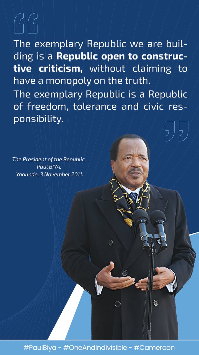 President Paul BIYA tweet media