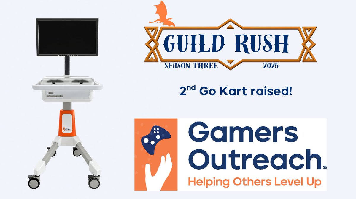 It's Day 4 and the community support for Guild Rush 2025 has fully funded a 2nd GO Kart for <a href="/GamersOutreach/">Gamers Outreach</a>. This also means that 7 levels of the dungeon are now available for the players to run. Many thanks to the community, players, and admin for this great event.