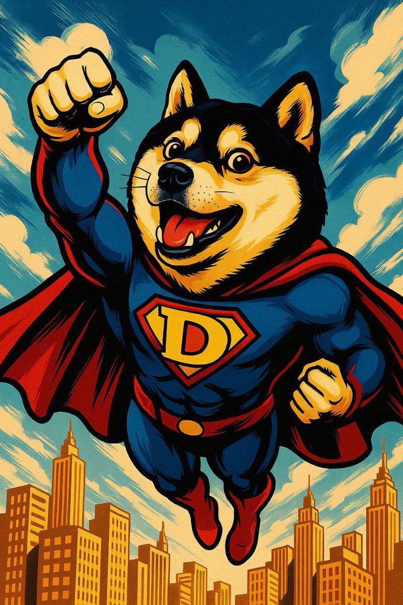 THEDOGERCOIN's tweet photo. Look up in the sky! Is it a bird? Is it a plane? No, it's... DOGERMAN! 💥🐶 Ready to soar through the clouds and bring good vibes to the world! Let's conquer the sky! 

#DOGER 
#Memes 
#Crypto
#memecoins https://t.co/02z4Ept4Uj