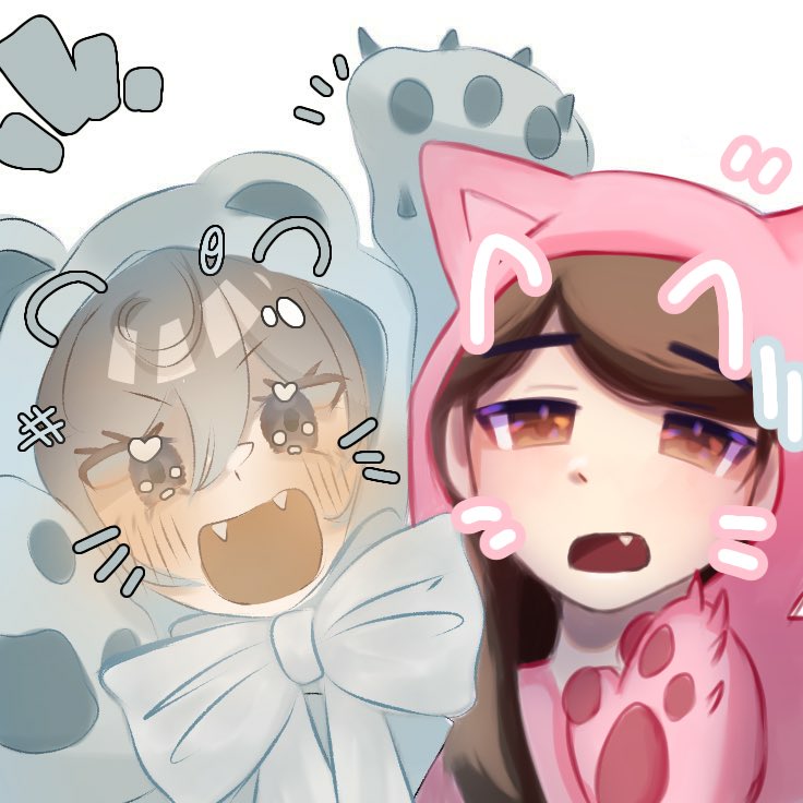 Art collab with <a href="/snibblescribble/">snibble</a> :D
#artmoots #artist #artcollab #ArtistOnTwitter #art