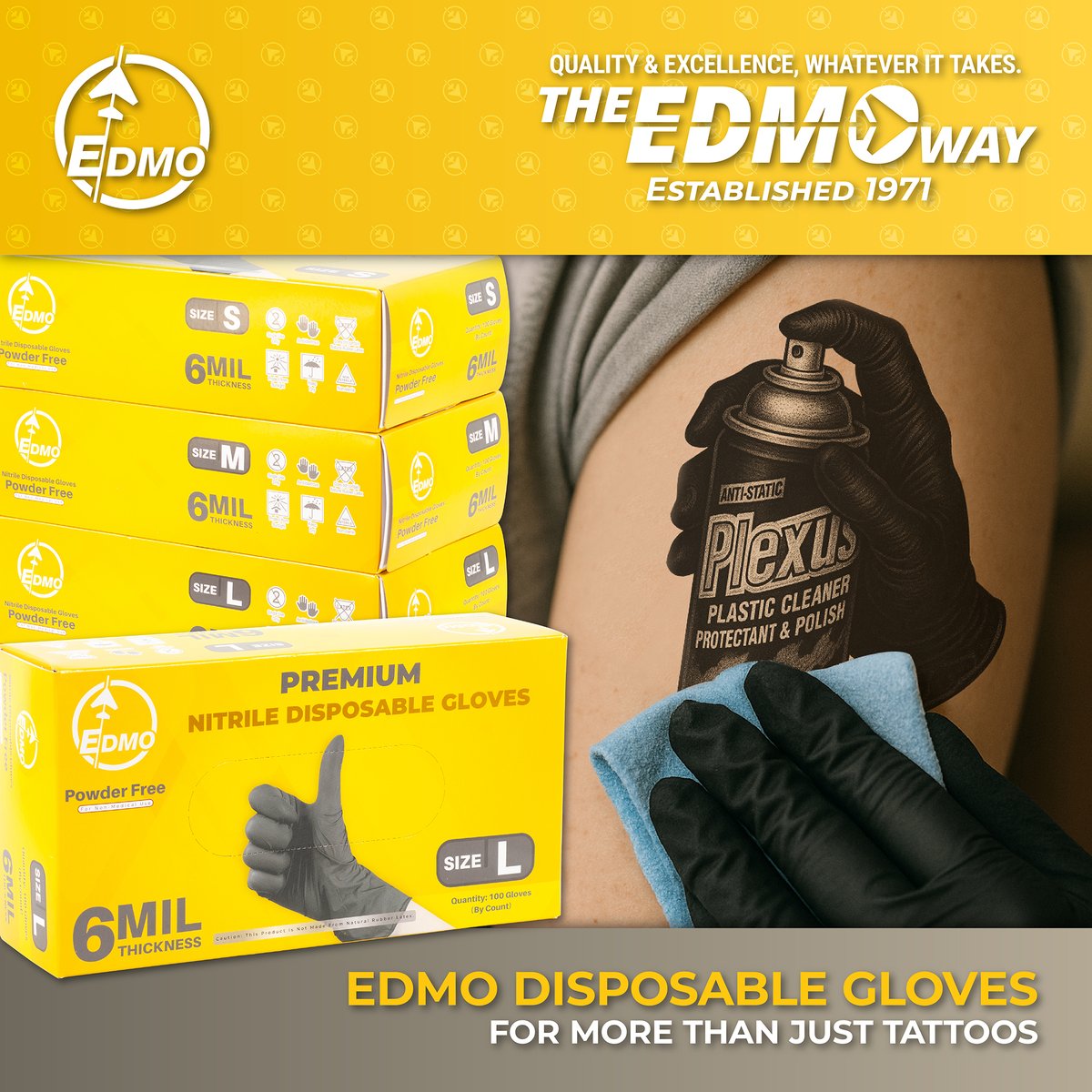EDMO_Dist's tweet image. Plexus is back! The go-to aviation plastic cleaner is returning—just spray and wipe for a streak-free, vibrant finish that resists dust and yellowing. Stock is on its way, so pre-order now and be ready! Plus, EDMO disposable gloves are on sale through June 30. #EDMO #Plexus