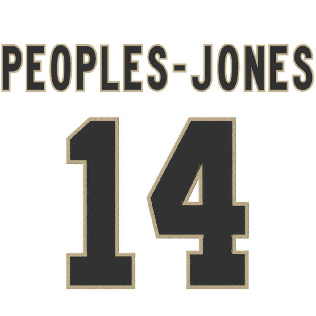 NFL Jersey Numbers (@nfl_jersey_num) on Twitter photo New Orleans Saints WR Donovan Peoples-Jones (<a href="/dpeoplesjones/">Donovan Peoples-Jones</a>) is now wearing number 14. Last assigned to Kool-Aid McKinstry. #Saints New Orleans Saints WR Donovan Peoples-Jones (<a href="/dpeoplesjones/">Donovan Peoples-Jones</a>) is now wearing number 14. Last assigned to Kool-Aid McKinstry. #Saints