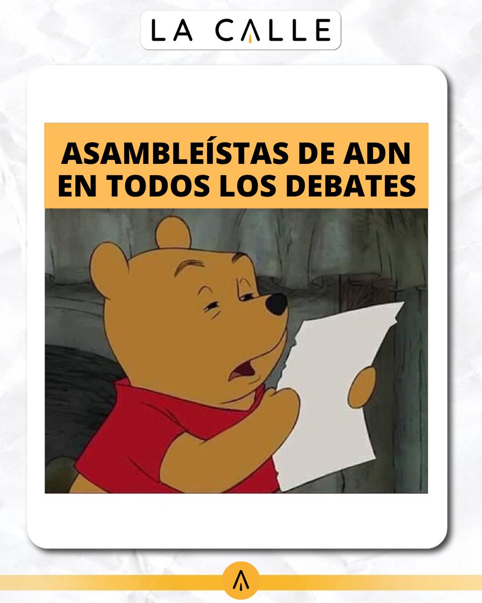 📌 #Atención | ¿Asamblea o Club de lectura? 📖

Parece que en la #AsambleaNacional se instaló un #ClubDeLectura… pero sin comprensión lectora. Ya es tradición que en cada debate los asambleístas de ADN lean sus textos —mal— y sin salirse del guion. ¿Improvisar? Ni en sueños.