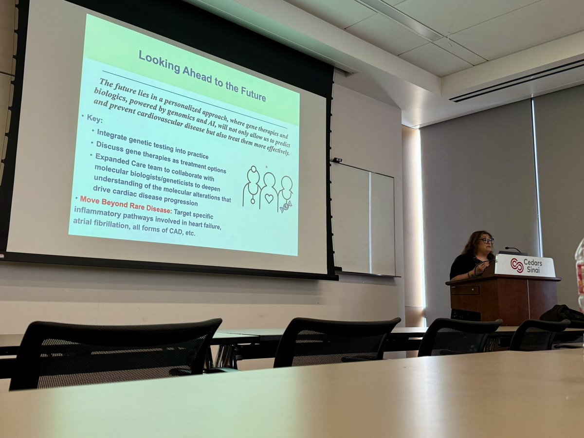 Eduardo Marban, MD, PhD (@marbanlab) on Twitter photo Fascinating <a href="/SmidtHeart/">Smidt Heart Institute at Cedars-Sinai</a> research seminar by <a href="/FarahSheikhLab/">Farah Sheikh</a> of <a href="/UCSD/">UC San Diego</a> on #ARVC— #BenchToBedside journey towards AAV gene therapy with PKP2, now in clinical trials! Fascinating <a href="/SmidtHeart/">Smidt Heart Institute at Cedars-Sinai</a> research seminar by <a href="/FarahSheikhLab/">Farah Sheikh</a> of <a href="/UCSD/">UC San Diego</a> on #ARVC— #BenchToBedside journey towards AAV gene therapy with PKP2, now in clinical trials!
