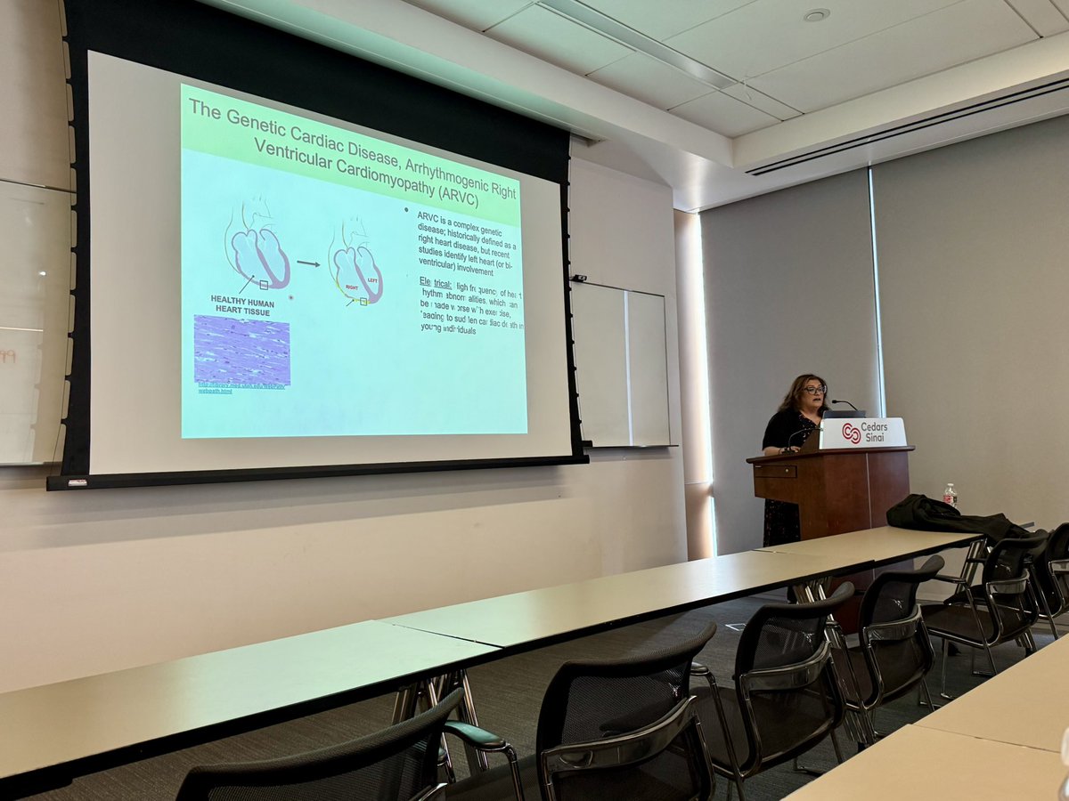 MarbanLab's tweet image. Fascinating @SmidtHeart research seminar by @FarahSheikhLab of @UCSD on #ARVC— #BenchToBedside journey towards AAV gene therapy with PKP2, now in clinical trials!