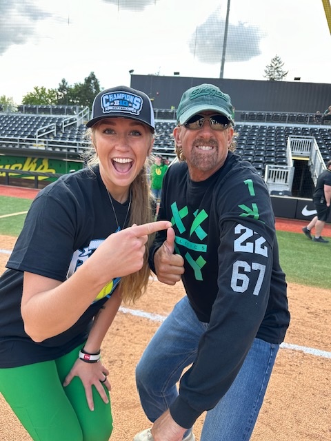 Jennifer Sey (@jennifersey) on Twitter photo So much <a href="/xx_xyathletics/">XX-XY Athletics</a> in the wild these days!
That's Kedre Luschar and Trinity Holden from University of Oregon softball! (With a fan/dad!) So much <a href="/xx_xyathletics/">XX-XY Athletics</a> in the wild these days!
That's Kedre Luschar and Trinity Holden from University of Oregon softball! (With a fan/dad!)