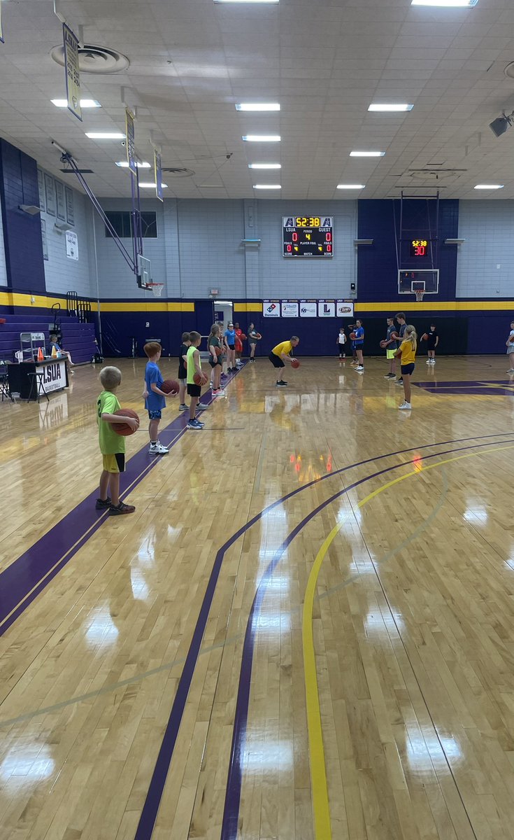 Day 2 in the books.  Another successful basketball camp at LSUA.
