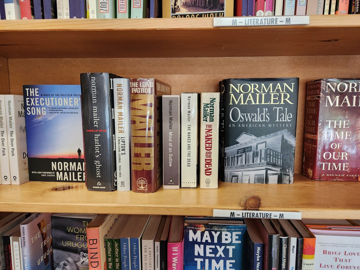 Norman holding court.