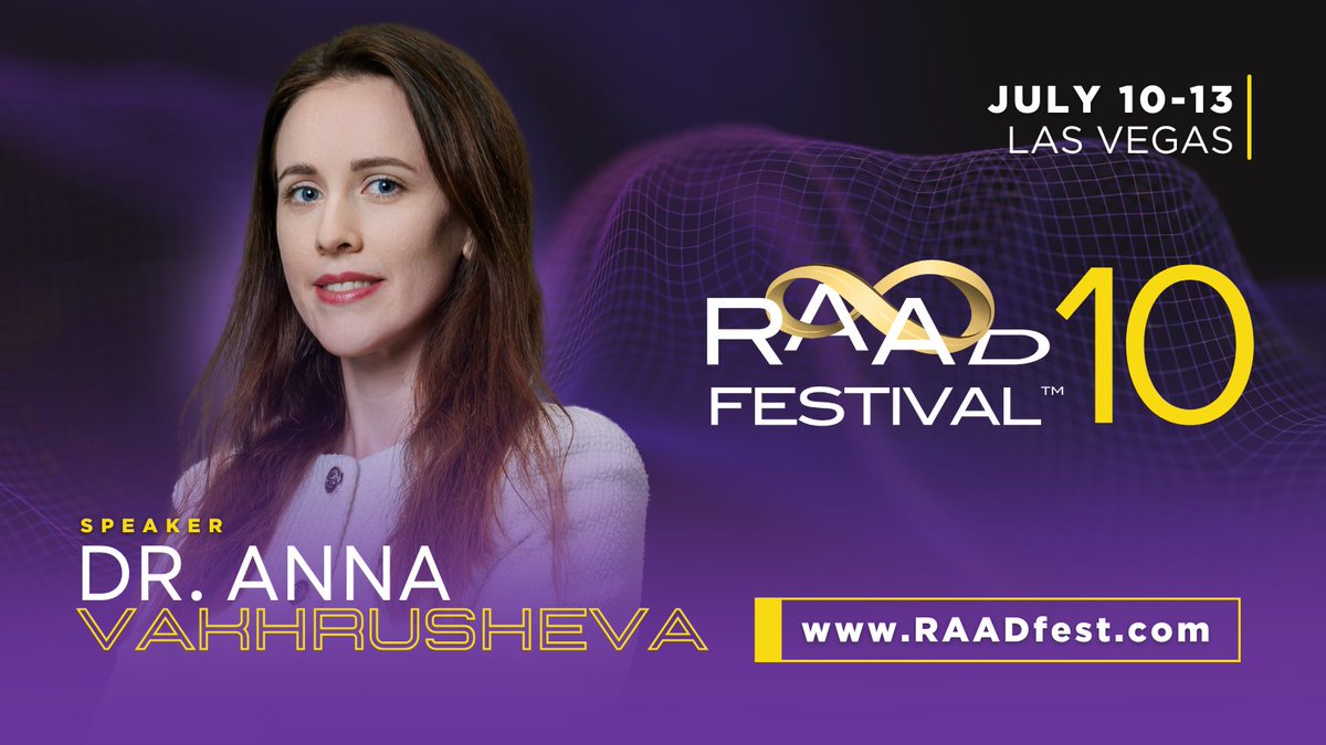 RAADfest (@raadfest) on Twitter photo Welcome Dr. Anna Vakhrusheva (<a href="/UnlimitedBio/">Unlimited Bio</a>) to #RAADfest 2025!
raadfest.com
<a href="/rlecoalition/">Coalition for Radical Life Extension</a> <a href="/LongevityEVF/">Longevity Escape Velocity Foundation</a>
<a href="/JamesRstrole/">James Strole</a> <a href="/aubreydegrey/">Aubrey de Grey</a> <a href="/joebardin/">Joe Bardin</a> Welcome Dr. Anna Vakhrusheva (<a href="/UnlimitedBio/">Unlimited Bio</a>) to #RAADfest 2025!
raadfest.com
<a href="/rlecoalition/">Coalition for Radical Life Extension</a> <a href="/LongevityEVF/">Longevity Escape Velocity Foundation</a>
<a href="/JamesRstrole/">James Strole</a> <a href="/aubreydegrey/">Aubrey de Grey</a> <a href="/joebardin/">Joe Bardin</a>