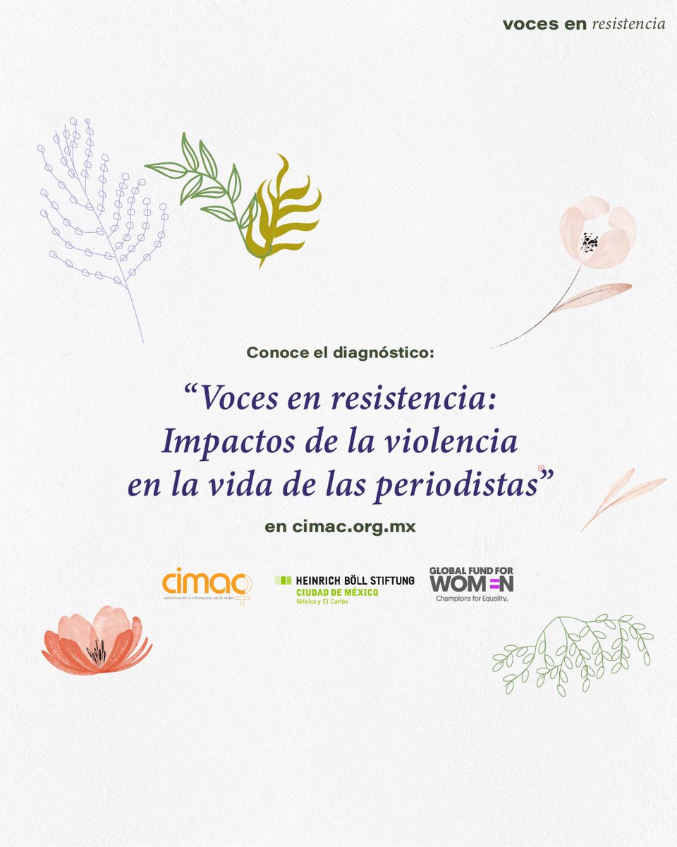 Afectaciones a su vida sexual, dificultades para establecer relaciones de pareja, aislamiento o conflictos personales, son algunos de los impactos de la violencia que afecta la vida personal, familiar y social de las periodistas

📲 Descarga el diagnóstico Voces en resistencia en