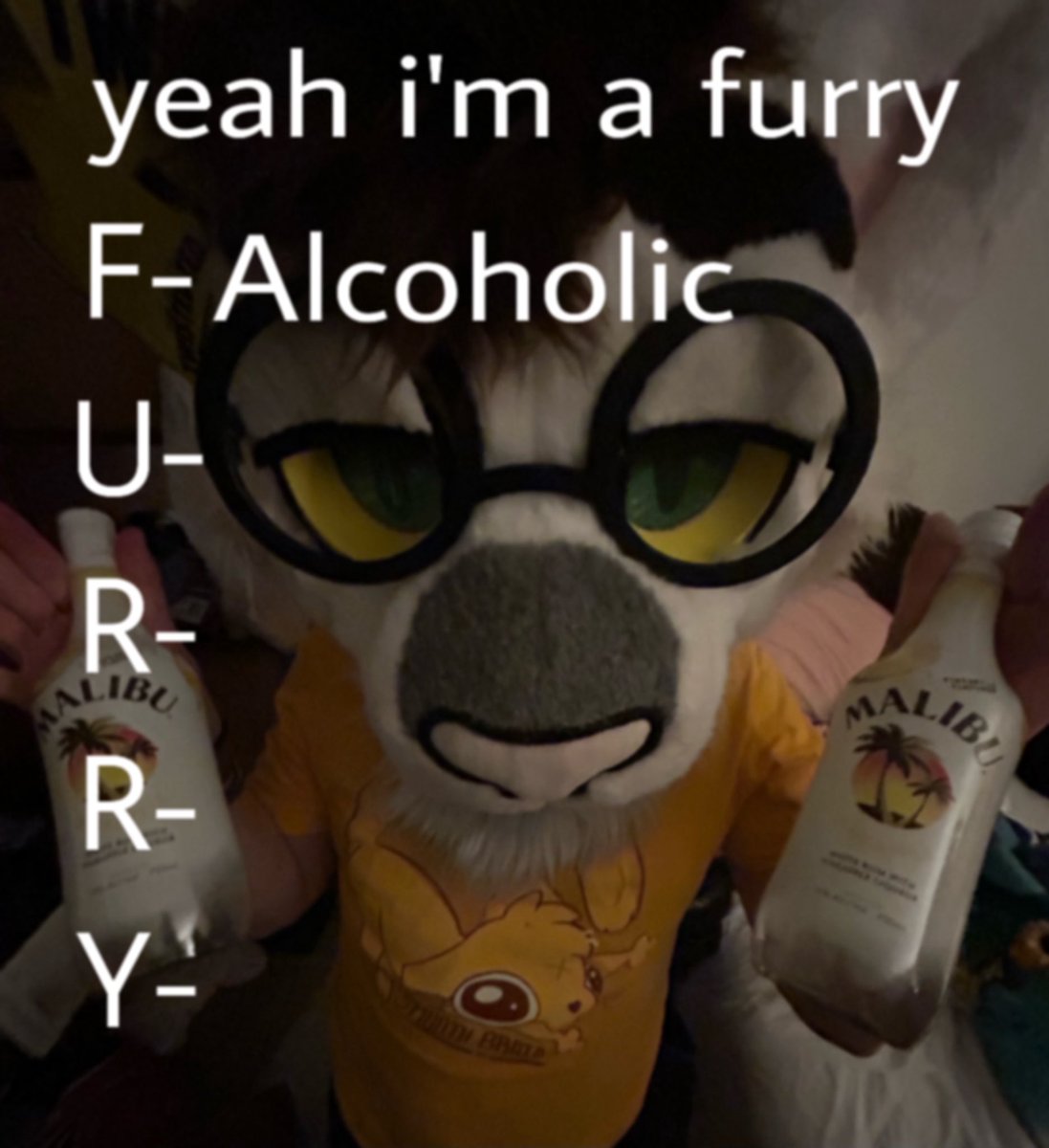can’t spell furry with out… uh… you get the point…