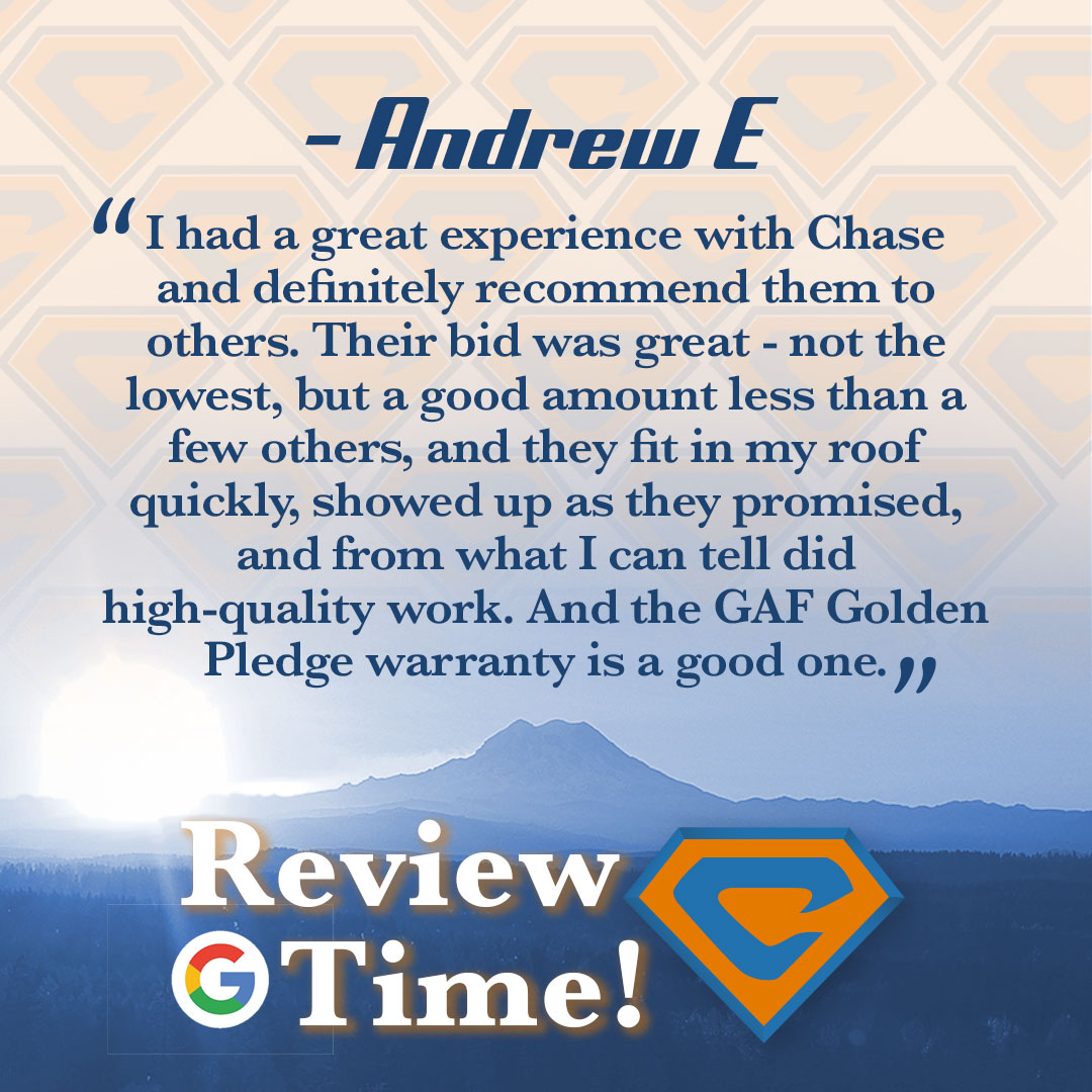 Andrew, thank you for putting for trust in us as your roofing contractor. We take pride in our workmanship and delivering on all of our promises! Enjoy your new roofing system!
.
.
.
.
#testimonytuesday #mastereliteroofer