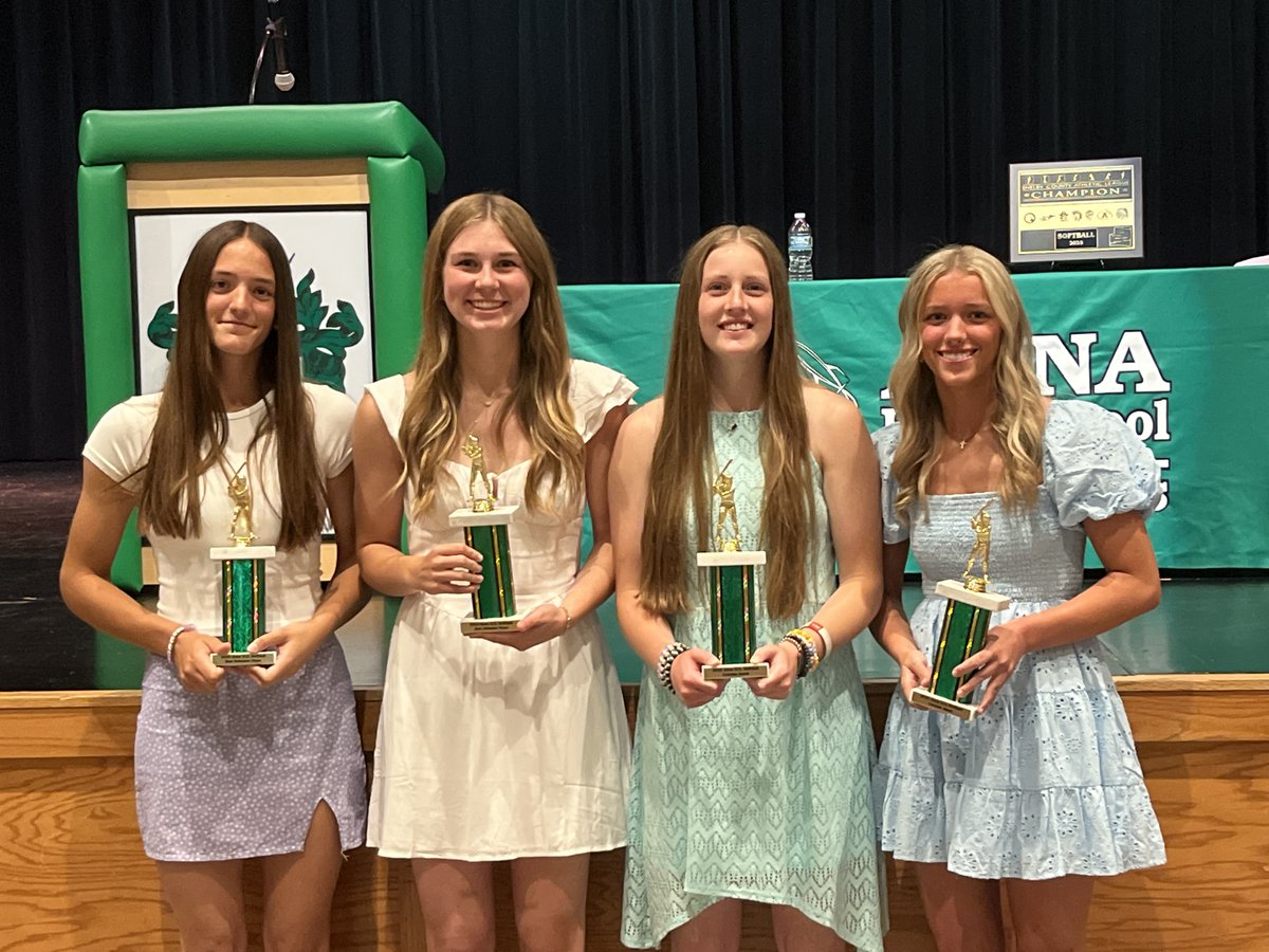 Congratulations to Anna Softball Award recipients for the 2025 Spring Sports Season!     

Brooklyn Cruse- Best Defensive Player &amp; MVP
Liz Staudter- Best Offensive Player 
Izzy Jenkins - Coaches Award
Dana Pleiman - Coaches Award