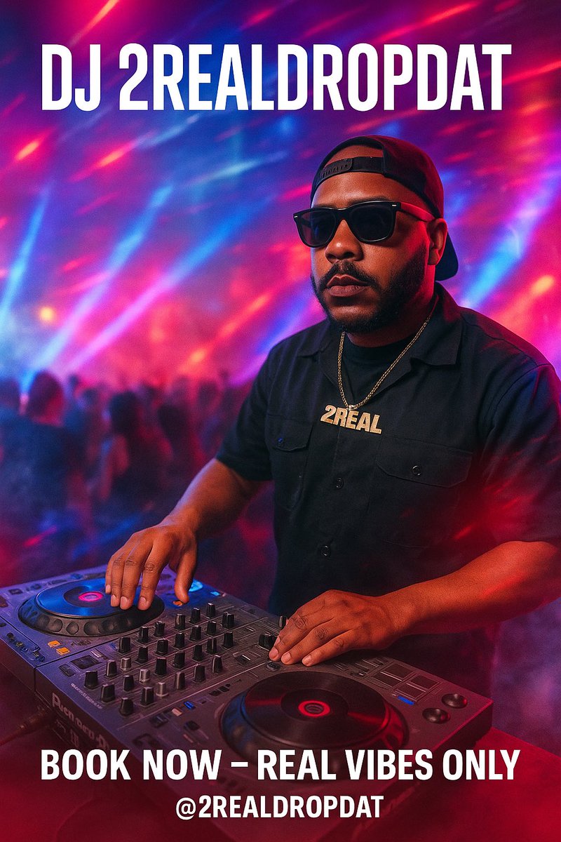 2realdropdat's tweet photo. 🎶 Back on my grind!
💿 Booking now for all club, lounge, and private events!
🔥 Trap, Hip-Hop, R&amp;B — I set the vibe,
📍 Nashville-based | Will travel
📲 DM @2Realdropdat or call/text 629-207-8494 to lock in your date!
#2Realdropdat #NashvilleDJs #ClubVibes #TrapDJ #HipHopVibes https://t.co/yh9ohMx8u2