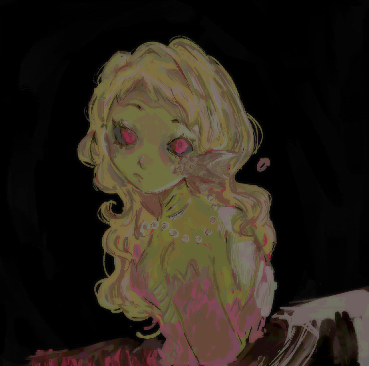 i was sketching and created a mermaid nene