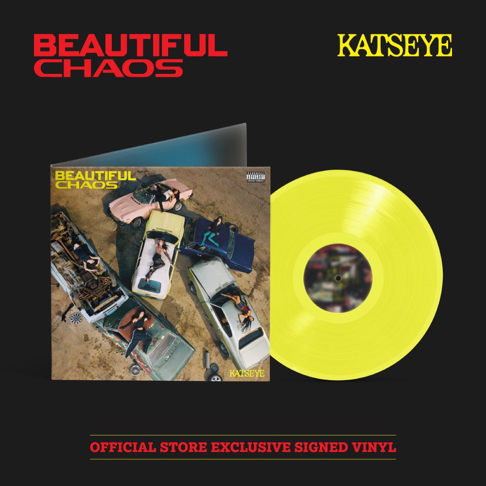 【匿名配送】KATSEYE BEAUTIFULCHAOS 直筆サイン入りポスター KATSEYE on X: 