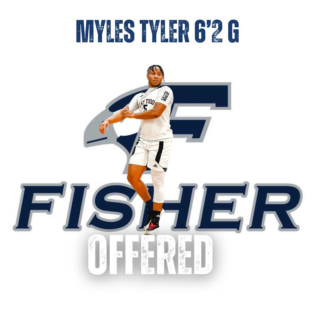 I am extremely blessed to receive my first official offer from Fisher College🙏🏾