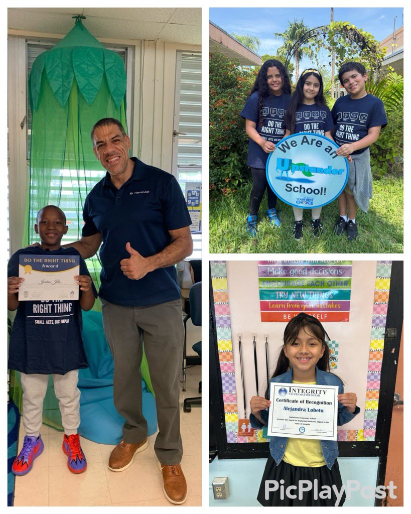 GulfstreamES's tweet image. Proud to be named an UpStandard School! 🌟 Shoutout to our amazing students for showing these values all year long. @StdtSvcsMDCPS @SuptDotres @MDCPS @MDCPSSouth