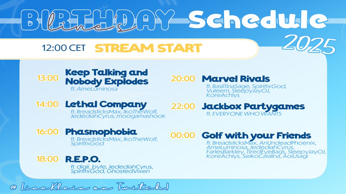 LineKlein100's tweet photo. Are you gonna come hang out for my BIRTHDAY?

Please please please??? YOU ARE ALL INVITED!!! <3

#vtuber | #ENvtuber | #beetuber | #birthdaystream https://t.co/MpR6jrfNl9