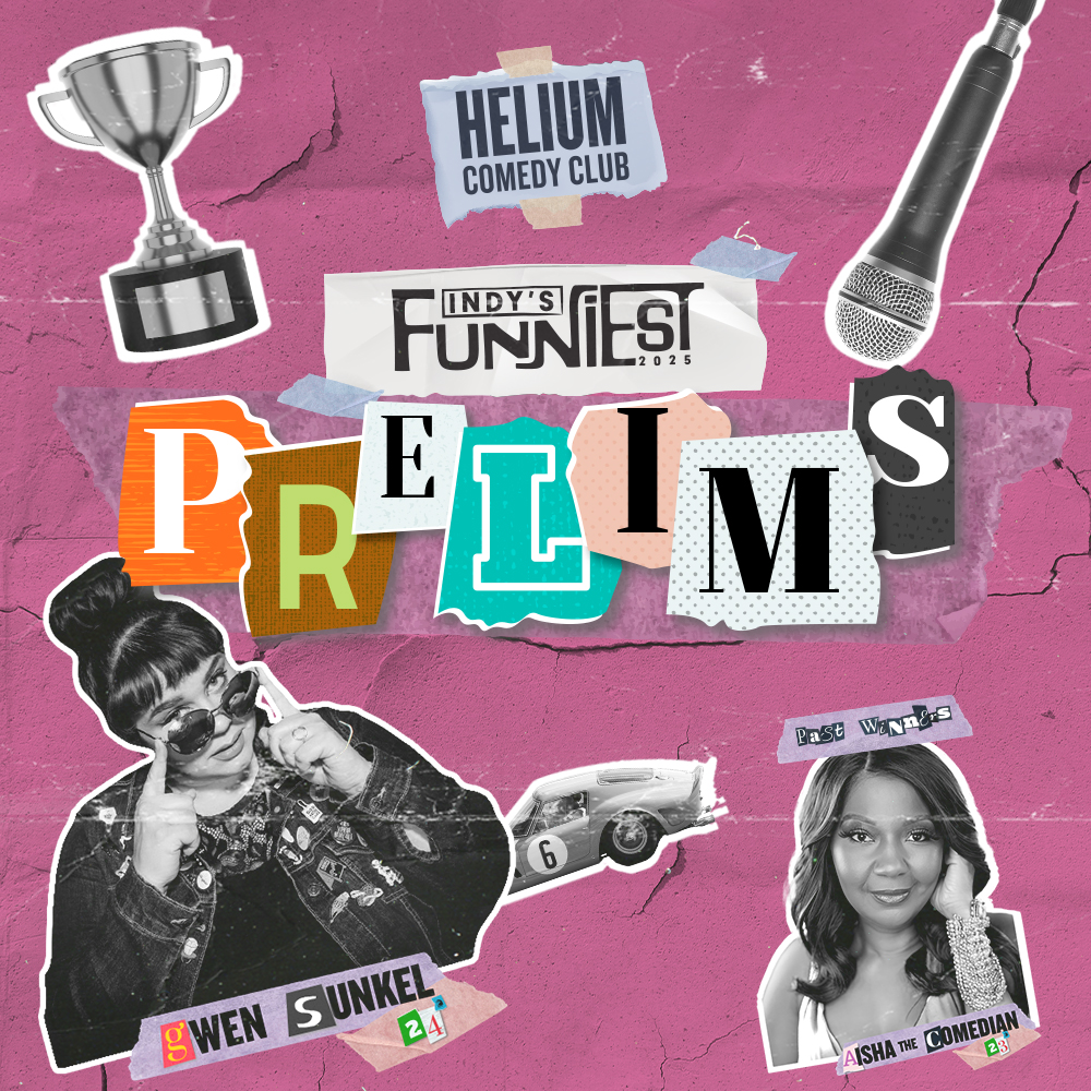Indy's Funniest is BACK! The preliminary rounds kick off this Sunday. Snag your tickets: bit.ly/3HfawBU