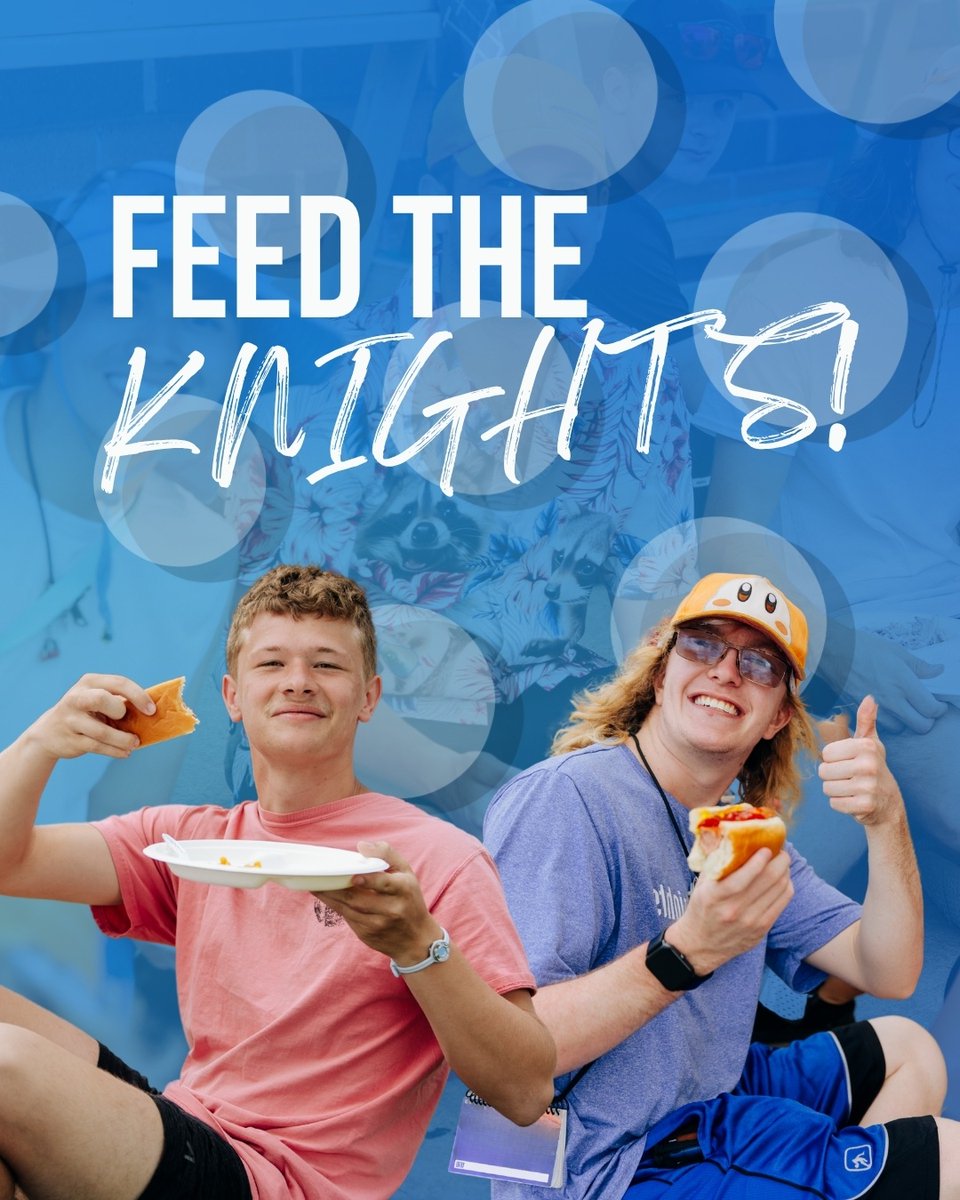 Want to support #BK25 but are unable to volunteer in-person? Help provide a meal or snack! 🍽️

Donate here! 👉️ coloradogives.org/story/Bk2025

#BlueKnights #DCI2025 #DrumCorps #FeedTheKnights