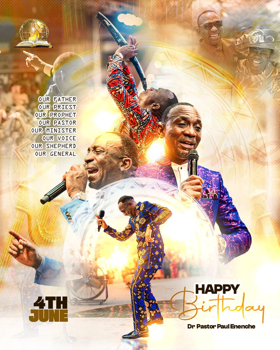 Happy Birthday to Our Father in the Lord, and Our Shepherd

Today, we celebrate the life of a Man who leads with wisdom, loves, and serves with deep humility and passion for God’s people.

Dr. Pastor Paul Enenche, your life is a blessing, your words are fire, and your leadership