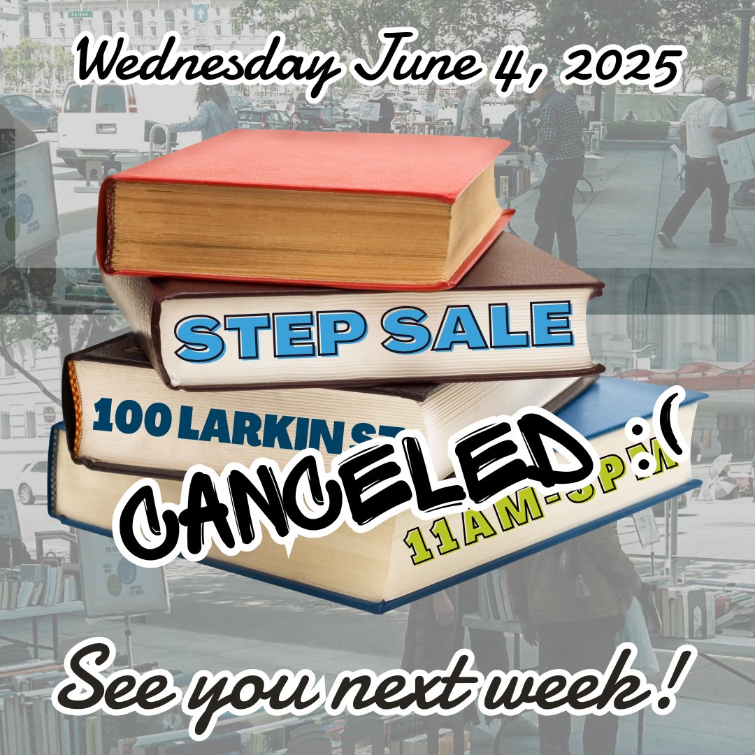 Heads up, book lovers! Our weekly Step Sale on June 4th is canceled this week. We’ll be back next week with more great deals. Thanks for your understanding!