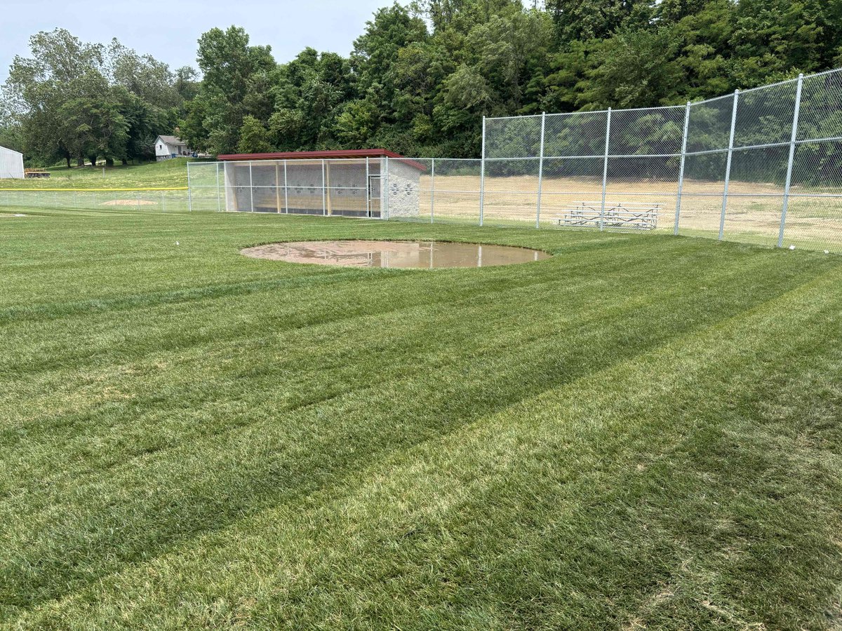 Underclass field at CMS got its new grass today! ☀️