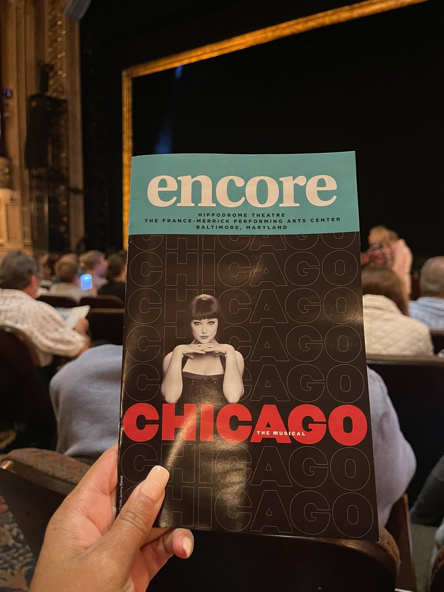 breanarossWBAL's tweet image. Excited to see Chicago at the @HippodromeBway for opening night before I hit the stage during the 6/5 performance!