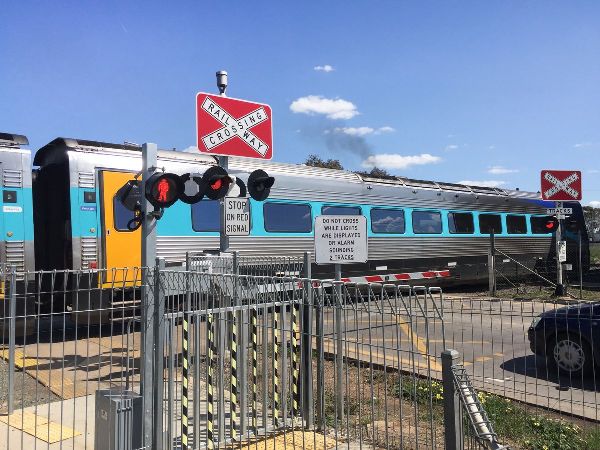 Tomorrow is International Level Crossing Awareness Day 🛤️

With over 2700 level crossings in NSW, it's vital to stay alert.

Trains can't stop quickly - always obey signs and signals &amp; never walk, drive or ride onto a level crossing as a train approaches.