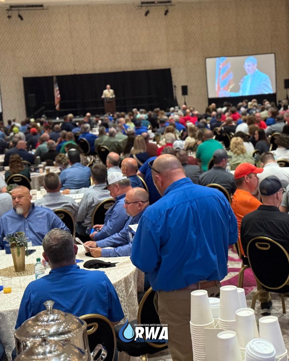 ORWA_OK's tweet photo. Rural water leaders are in Reno for the 37th Annual NRWA In-Service Training, and ORWA is proud to be part of it.

Shoutout to our own John Morris for presenting on fire hydrant maintenance and to USDA RD for your continued partnership. #ORWA #NRWA #RuralWater @NRWA https://t.co/qKw7EPpuvH