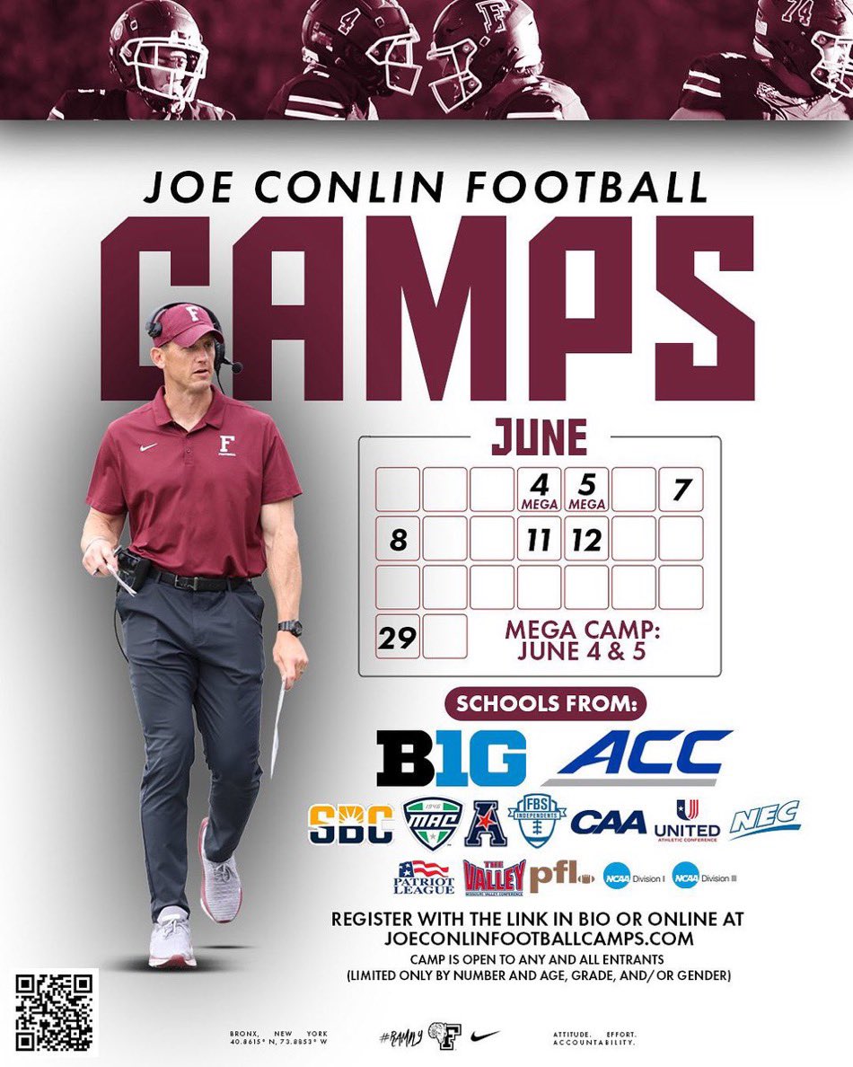Michael Golden (@mike_golden9) on Twitter photo Looking forward to competing tomorrow at <a href="/FORDHAMFOOTBALL/">Fordham Football</a> Mega Camp Session B!
<a href="/GreenwichFB/">Greenwich Football</a> <a href="/coachmorello77/">Anthony Morello</a> <a href="/MichaelJedlicka/">MICHAEL JEDLICKA</a> Looking forward to competing tomorrow at <a href="/FORDHAMFOOTBALL/">Fordham Football</a> Mega Camp Session B!
<a href="/GreenwichFB/">Greenwich Football</a> <a href="/coachmorello77/">Anthony Morello</a> <a href="/MichaelJedlicka/">MICHAEL JEDLICKA</a>