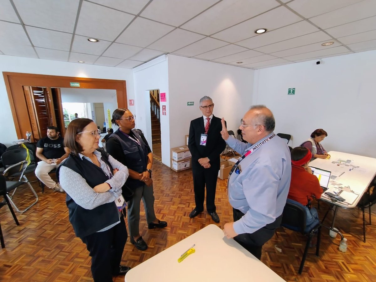 Visita a Junta Electoral en San Jerónimo, Ciudad de México. 
<a href="/IIDHoficial/">IIDH</a>