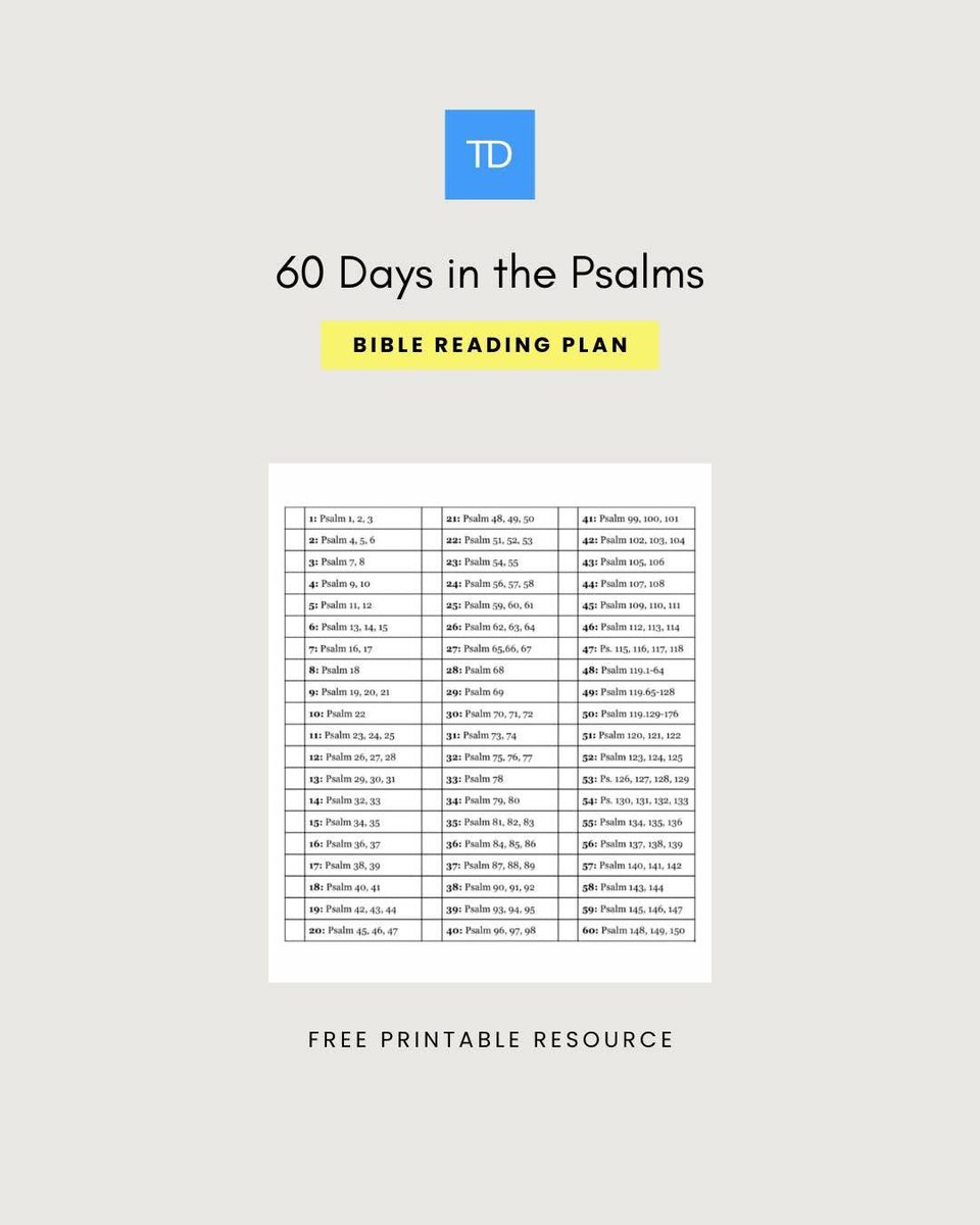 PiggJessica's tweet image. NEW RESOURCE: Saturate your heart and mind in the Psalms this summer. We're excited to offer you this free and simple PDF download to utilize in your home or local church this summer.
Free download: textdriven.org/curriculum