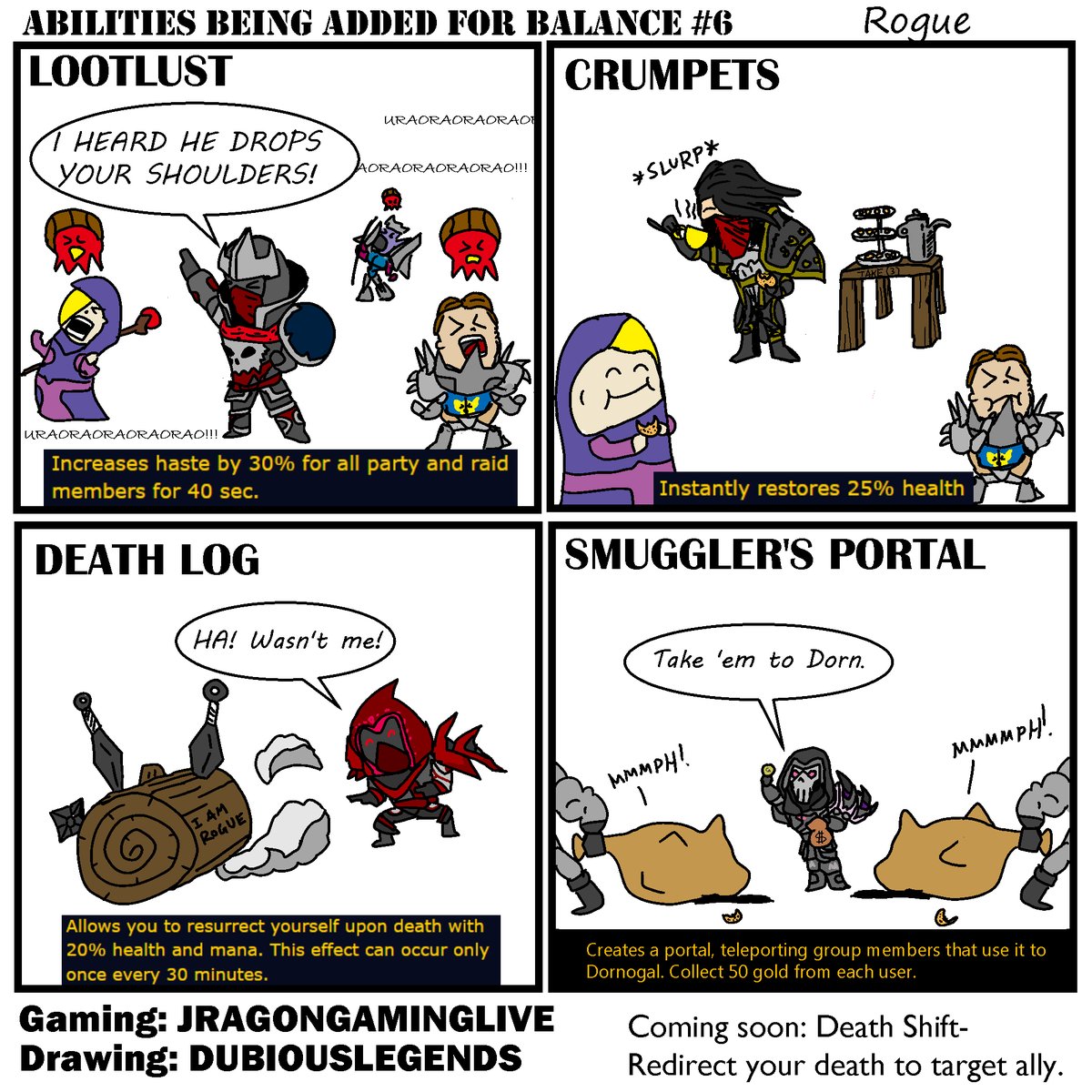 DubiousLegends's tweet photo. #wow #worldofwarcraft #rogueone 
We need these abilities for balance. https://t.co/lOgn8gKELu