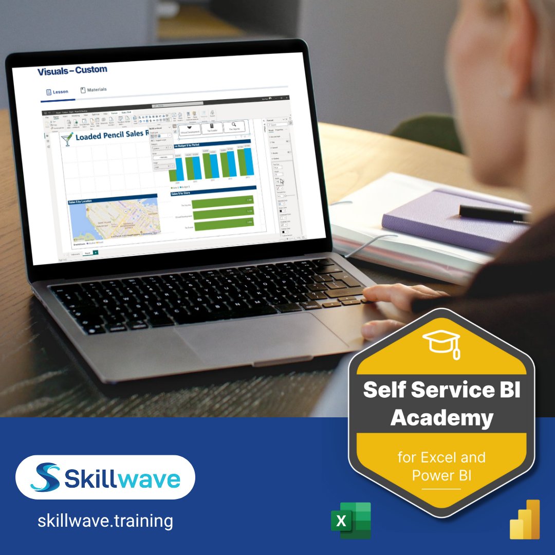 skillwave_'s tweet photo. We've just added 15 new lessons to @kpuls' #SelfServiceBI Academy! Ready to take your reporting to the next level with #Excel and #PowerBI? Learn to build robust #BusinessIntelligence solutions, and get live support from Ken! Next kick-off is June 11, see https://t.co/ixoKrKB19I https://t.co/4MvMsscAkC