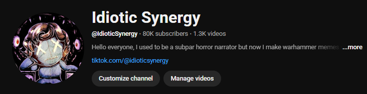 80 thousand subscribers on youtube...That's one hell of a milestone isn't it? Thank you all for supporting my daft videos. It genuinely means alot. I hope I can keep on entertaining you all...Just 20k away from the big 100k