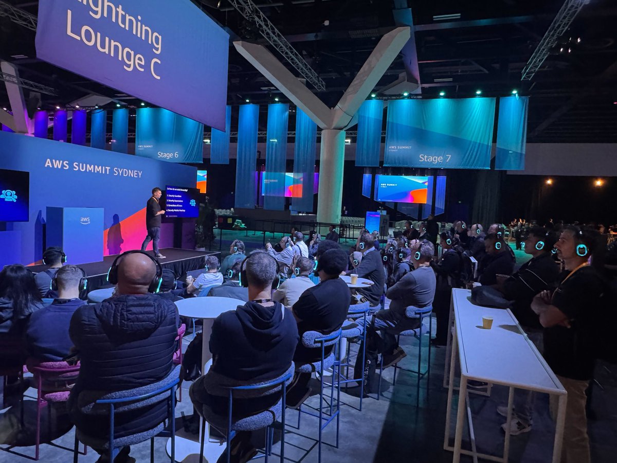 Thanks to all of the early risers who made it my lightning talk this morning 🙏 Enjoyed sharing tips and tricks for building a strong culture of security across your organisation 
#AWSSummit #SydneySummit #AWSCloud #CloudSecurity #AWS