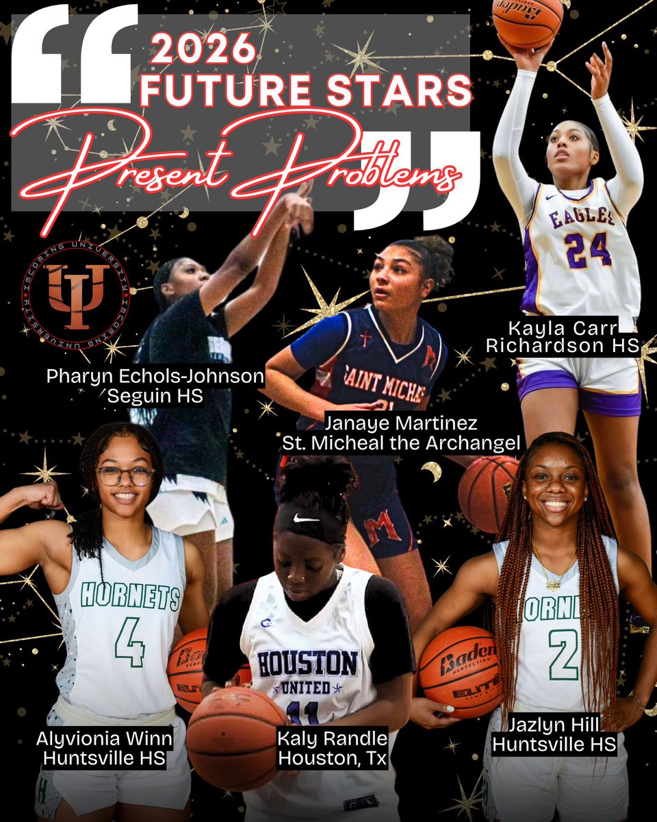 🚨 2026 FUTURE STARS… PRESENT PROBLEMS 🚨

Last AAU ride for these hoopers ‼️
Looking for a HOME to FINISH STRONG 🏀

Coaches tap in. These girls ready to put on 🎯
#IMCOMING #2026FutureStars #AAU #PresentProblems