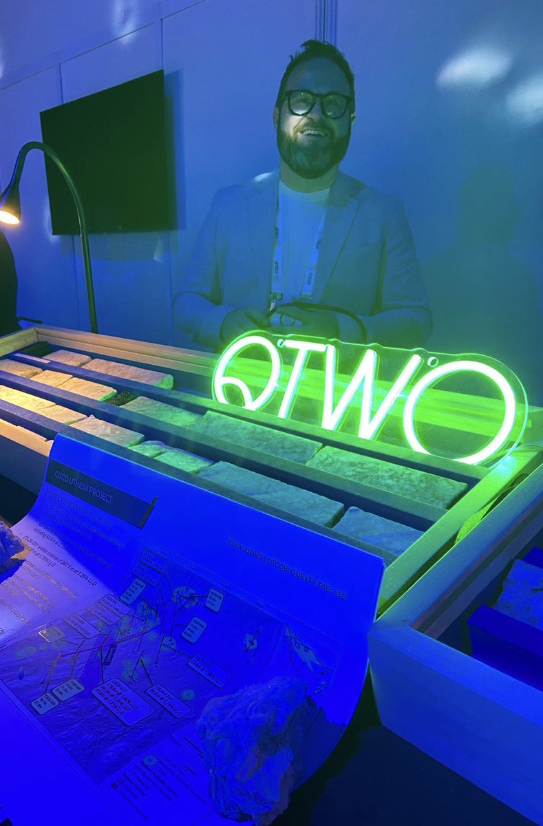 Q2Metals's tweet photo. Core shack at “The Mining Investment Event” by @VID_Conferences initiated. $QTWO $QTWO.V $QUEXF #Lithium #CiscoProject https://t.co/LPHx6p5STe