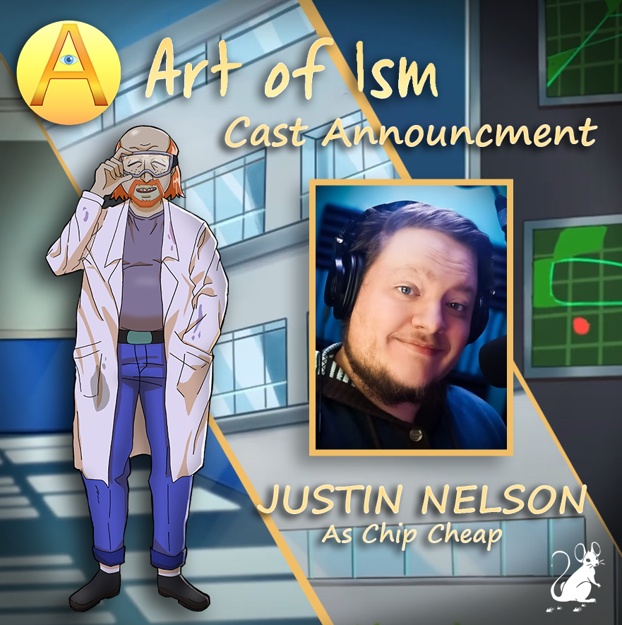 ✨ROLE ANNOUNCMENT ✨

I am so honored to be apart of this cast! You'll hear me as Chip Cheap!

Please check out Art of Ism on steam to wishlist it now! You can also watch the opening on their youtube channel!
store.steampowered.com/app/3765900/Ar…
youtube.com/watch?v=muie0X…
#artofism #indiegame
