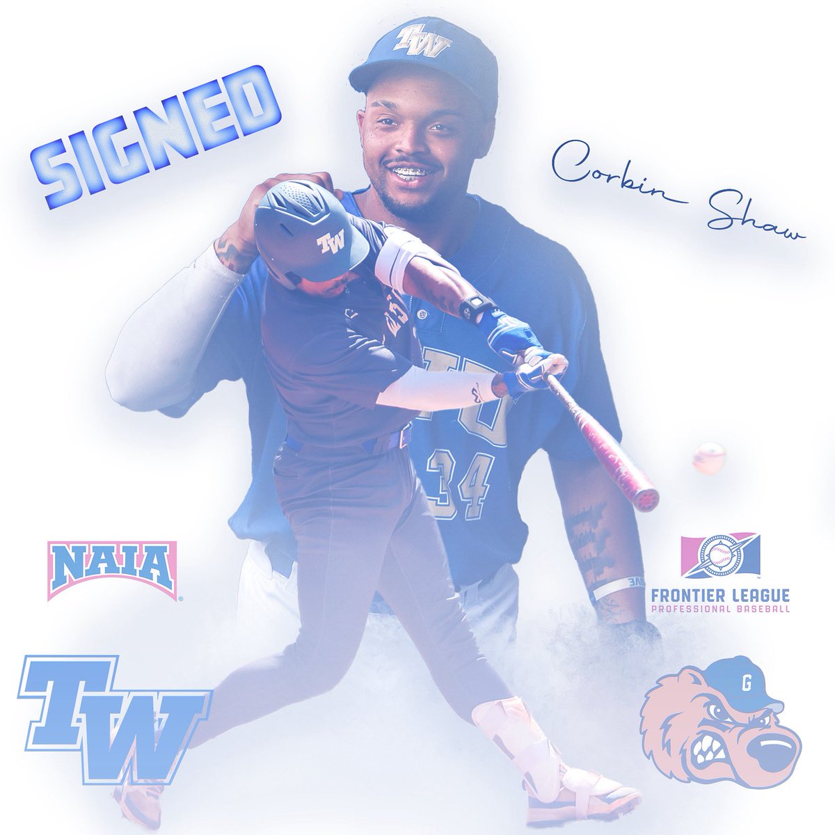 Danielle Proulx (@dlproductionss) on Twitter photo Congratulations to <a href="/TWU_Baseball/">Tennessee Wesleyan Baseball</a>’s Corbin “BoBo” Shaw. He wrapped up his collegiate career at the NAIA World Series last Wednesday, and tonight, he has his pro debut with the <a href="/GatewayGrizzlie/">Gateway Grizzlies</a>!
<a href="/NAIABall/">NAIA Ball</a> Congratulations to <a href="/TWU_Baseball/">Tennessee Wesleyan Baseball</a>’s Corbin “BoBo” Shaw. He wrapped up his collegiate career at the NAIA World Series last Wednesday, and tonight, he has his pro debut with the <a href="/GatewayGrizzlie/">Gateway Grizzlies</a>!
<a href="/NAIABall/">NAIA Ball</a>