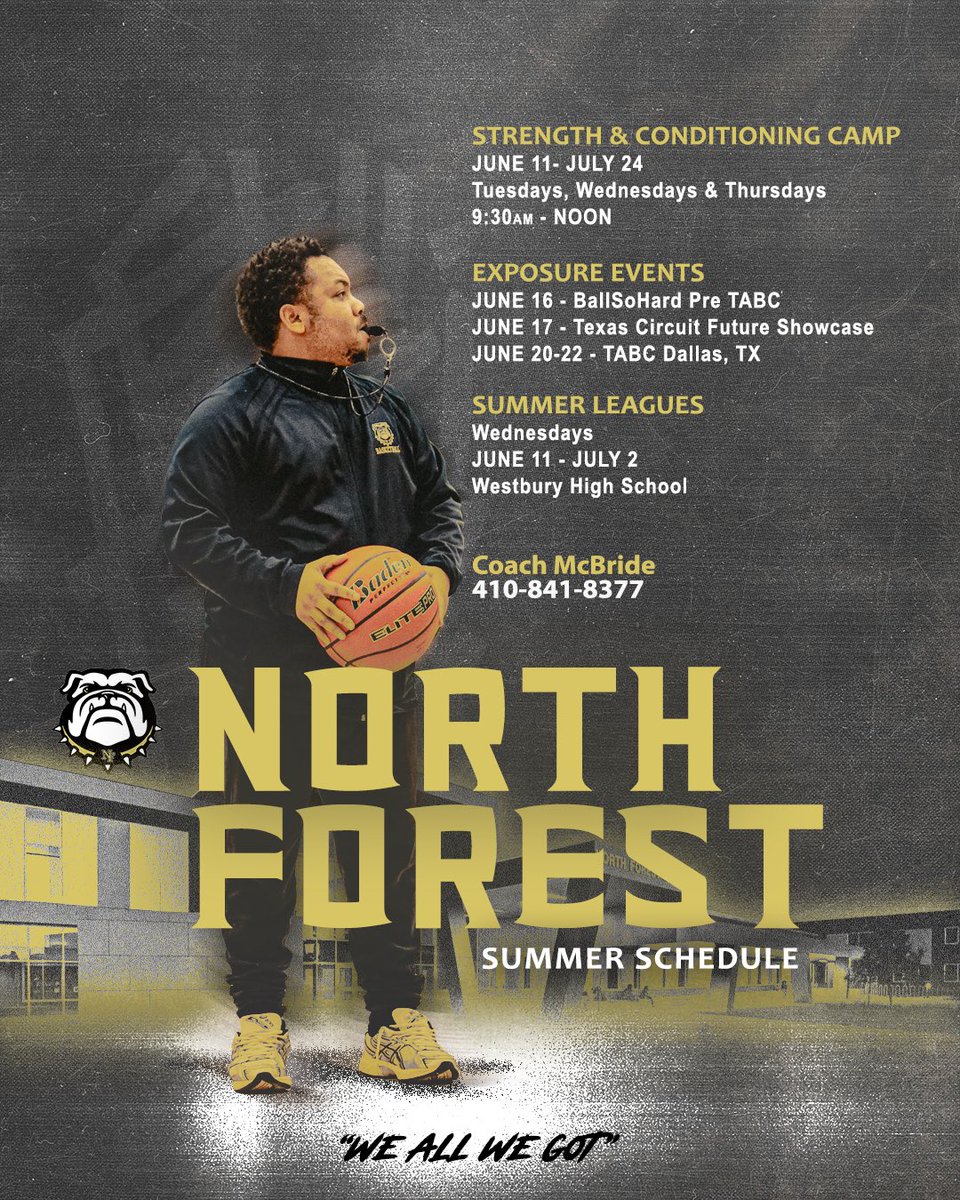 North Forest HS Boys Basketball (@nforestbulldogs) on Twitter photo Year 2 Starts now #WeAllWeGot #MesaRoad <a href="/BallSoHardSS/">Ball So Hard</a> <a href="/Tabchoops/">ππΌπ½πΎππ</a> <a href="/djones8301/">Doug Jones</a> <a href="/RobCInTheGym/">Robert Carroll</a> <a href="/GDayHoopScout/">π
Άπ
΄π
Ύπ
΅π
΅ππ
΄π π
³π
°π ππ.</a> <a href="/ElevateCoachMcB/">Coach McBride</a> Year 2 Starts now #WeAllWeGot #MesaRoad <a href="/BallSoHardSS/">Ball So Hard</a> <a href="/Tabchoops/">ππΌπ½πΎππ</a> <a href="/djones8301/">Doug Jones</a> <a href="/RobCInTheGym/">Robert Carroll</a> <a href="/GDayHoopScout/">π
Άπ
΄π
Ύπ
΅π
΅ππ
΄π π
³π
°π ππ.</a> <a href="/ElevateCoachMcB/">Coach McBride</a>