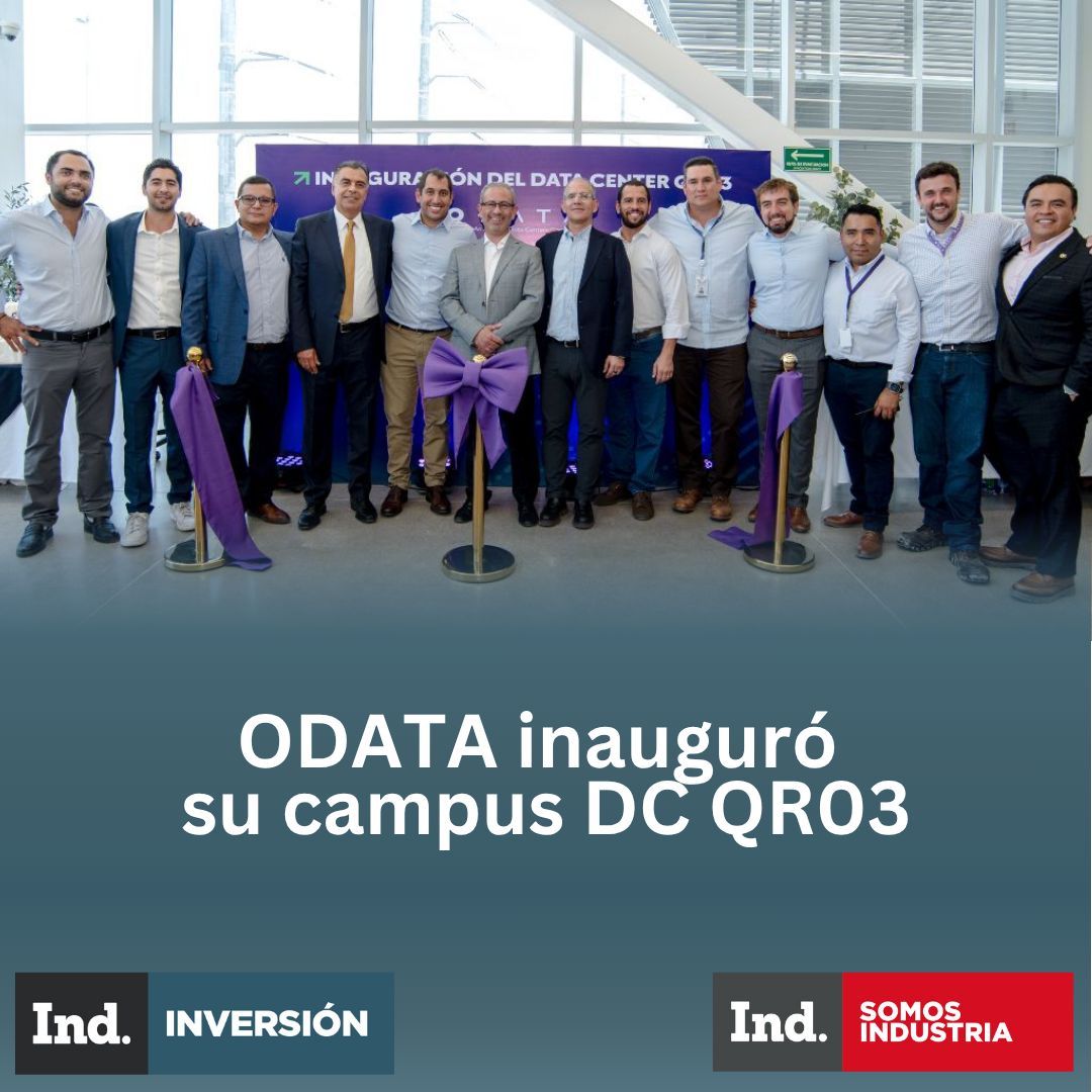 SomosIndustria's tweet photo. ⚙️ ODATA inaugura uno de los centros de datos más grandes del país 🇲🇽
Su nuevo campus QR03 en Querétaro promete impulsar la infraestructura digital de México.

Conoce los detalles 👉 https://t.co/jsOZiSvbmo
#ODATA #Querétaro #CentroDeDatos #Tecnología https://t.co/8WF8E1841t