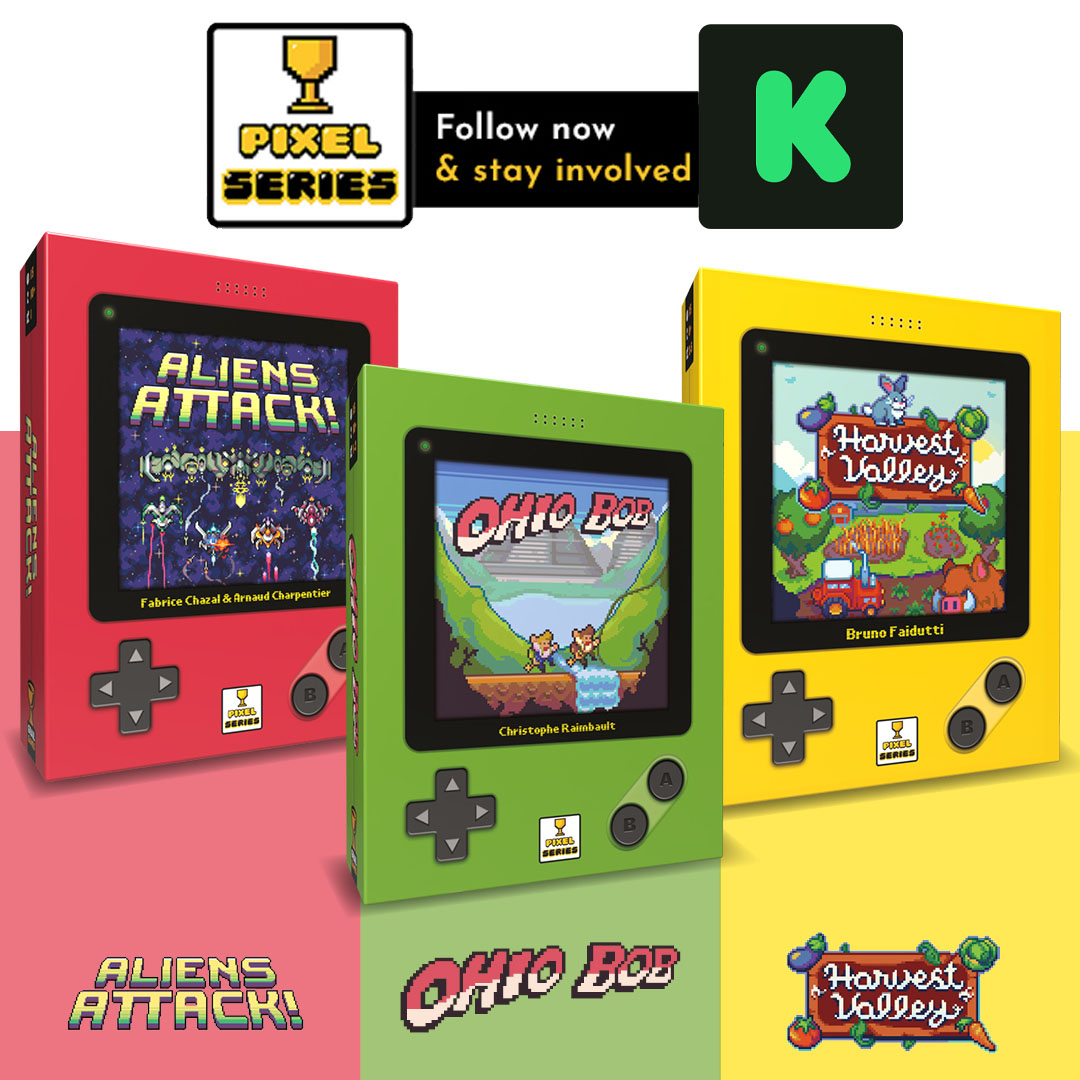 Hit the nostalgia button and get ready to press Play! The #GrailGames #PixelSeries is coming to #Kickstarter on June 24! 👾👾👾
kickstarter.com/projects/grail…